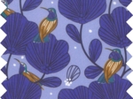 Coupon tissu 50 cm blue bird ex1110