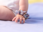 Small scrunchie comptine enchantée rose