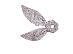 Short tail scrunchie serenade rouge gris