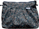 Pleated clutch bag paquerette marine