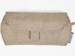 Glasses case golden linen