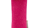 Toothbrush bag fuchsia pailleté