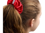 Scrunchie tangerine red