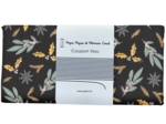 Coupon tissu 50 cm ex2315 holly foliage black gold