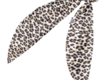 Long tail scrunchie leopard