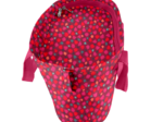 Cooler bag pompons cerise