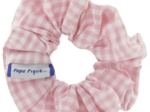 Small scrunchie pink gingham