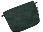Tiny coton clutch bag green velvet