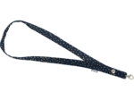 Lanyard necklace navy gold star