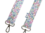 Narrow shoulder strap pastel fleuri