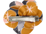 Flower petal hair slide small  coton d'or