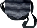 Rabat besace petit nuage striped silver dark blue