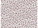 Jersey fabric ribbed cherry