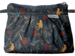 Mini Pleated clutch bag jungle party