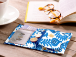 Compact wallet passion bleue
