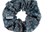 Scrunchie paquerette marine