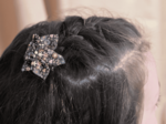 Star flower hairslide seventies
