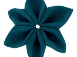 Star flower 4 hairslide bleu vert