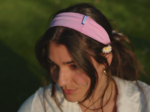 Stretch jersey headband  light pink