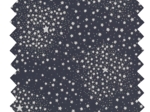 Cotton fabric ex2470 navy silver stars