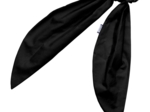 Long tail scrunchie black