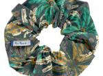 Scrunchie palmia emeraude