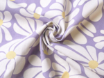 Cotton fabric ex2637 pop purple flower