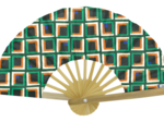 Hand-held fan carré d'art