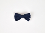Ribbon hair slide navy blue