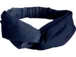 crossed headband navy blue