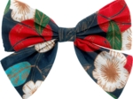 Bow tie hair slide mandarina