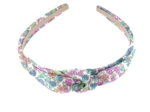 bow headband pastel fleuri