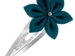 Star flower hairclip bleu vert