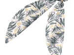 Long tail scrunchie fleurs d'artifice
