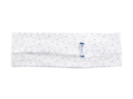 Stretch jersey headband  english embroidery