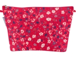 Cosmetic bag with flap hanami