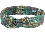 Wire headband retro palmia emeraude