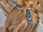 Bunny ear Scrunchie parade royale