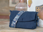 Base of shoulder bag large navy orduroy