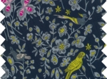 Coupon tissu 50 cm night of birds