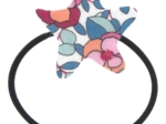 Pony-tail elastic hair star boutons rose