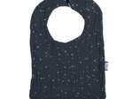 Bib - Baby size gaze pois or marine