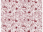 Cotton fabric red deer ex1100