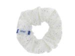 Small scrunchie white sequined