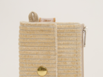 Mini coin purse pouch gold large corduroy