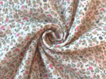 Cotton Fabric ex2628 non pink floral gauze