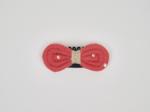 Noeud Anti-Glisse hair slide marsala gold double gauze