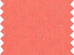 1 m fabric coupon gaze dentelle corail