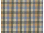 Cotton fabric ex2551 camel blue tartan checks