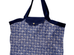 Tote bag with a zip soleil levant